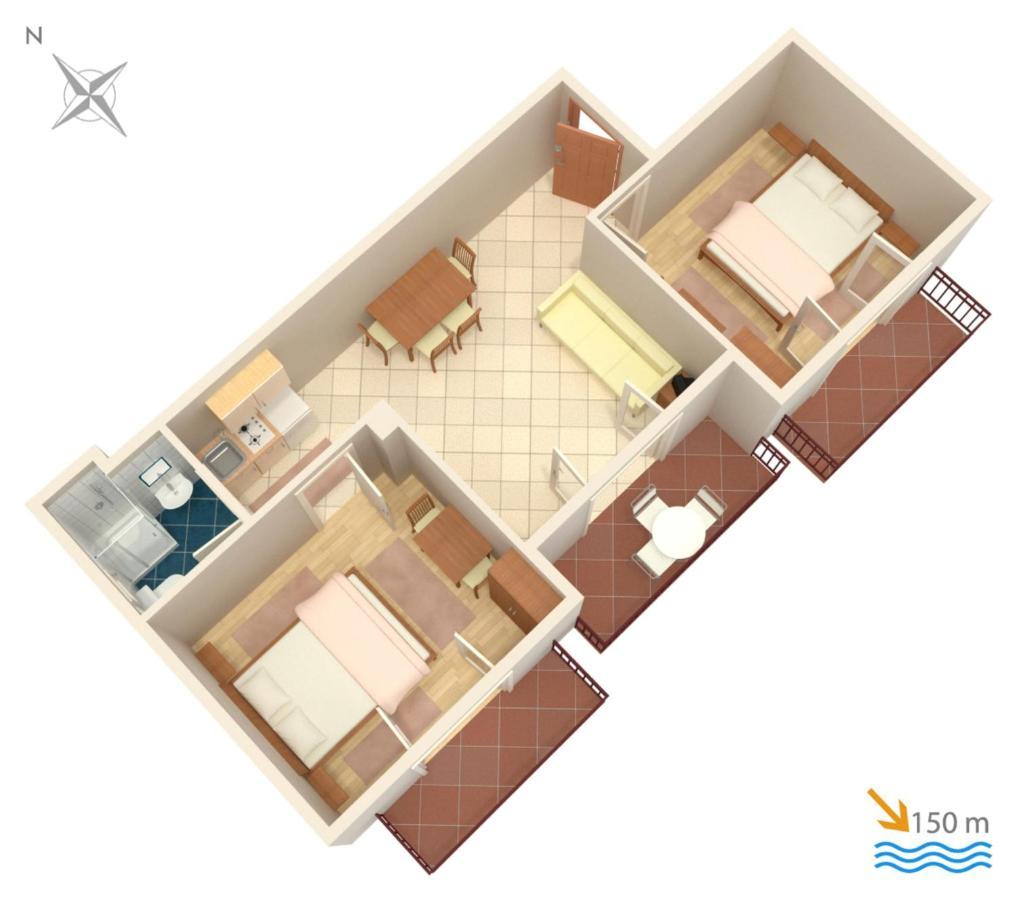 Apartments By The Sea Selce, Crikvenica - 2372 Exterior foto
