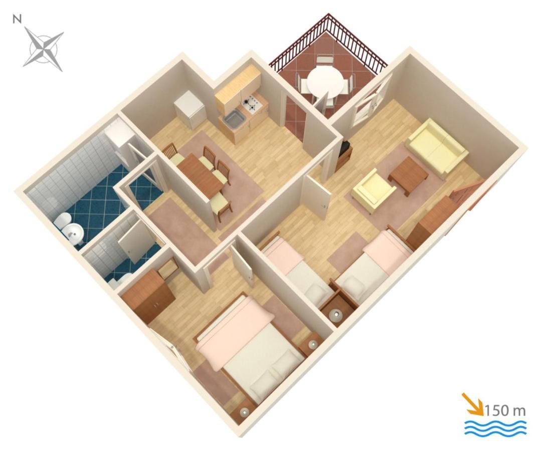 Apartments By The Sea Selce, Crikvenica - 2372 Exterior foto